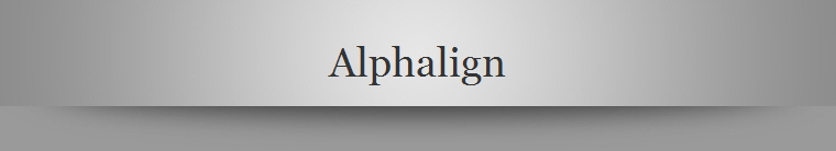 Alphalign