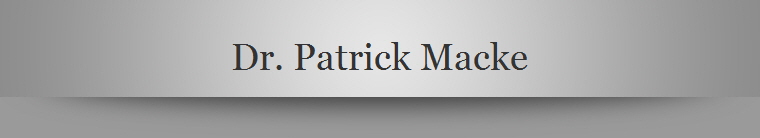 Dr. Patrick Macke